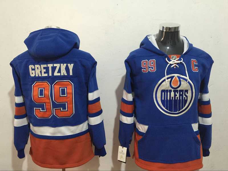Edmonton Oilers #99 Wayne Gretzky Blue All Stitched Hoodie Sweatshirt,We sell and wholesale Edmonton Oilers #99 Wayne Gretzky Blue All Stitched Hoodie Sweatshirt on line form chian!
